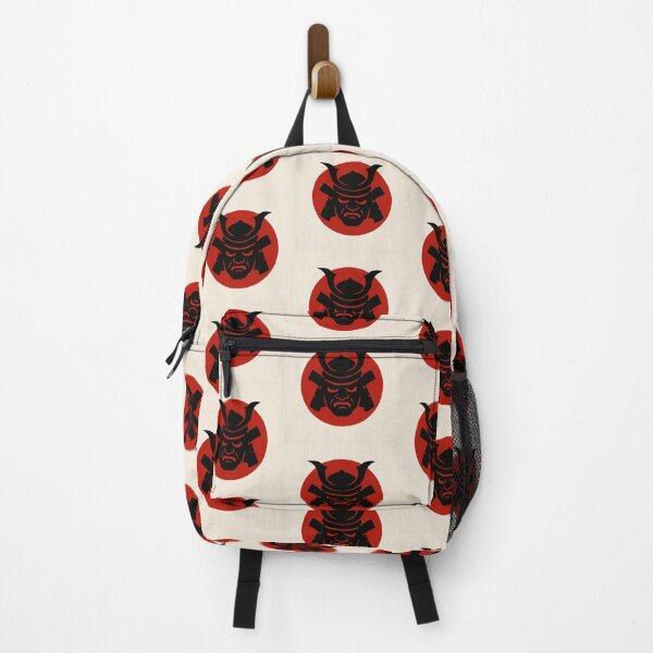 Item preview, Samurai Mask Silhouette – Minimalist Japanese Rising Sun Design designed and sold by ShenGha-design.
