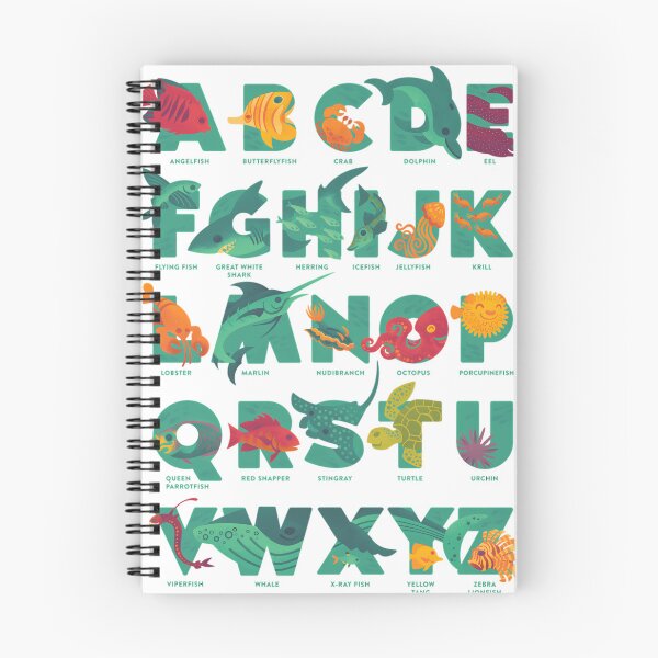 Item preview, Aqualalphabet-(Labeled) designed and sold by HanneGeiler.