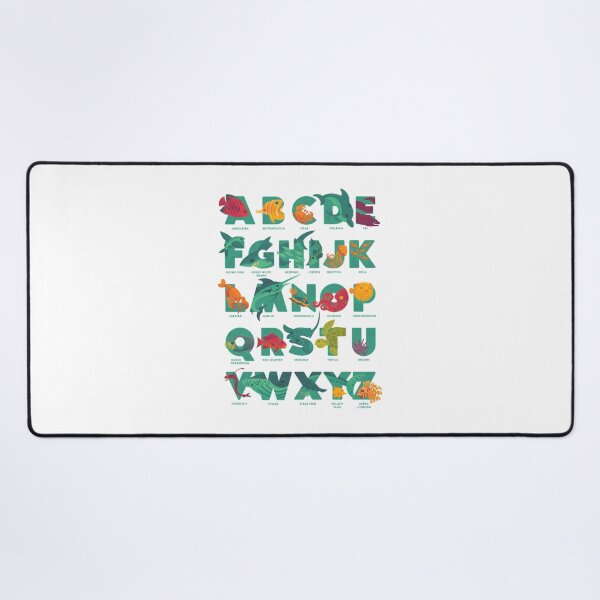 Item preview, Aqualalphabet-(Labeled) designed and sold by HanneGeiler.