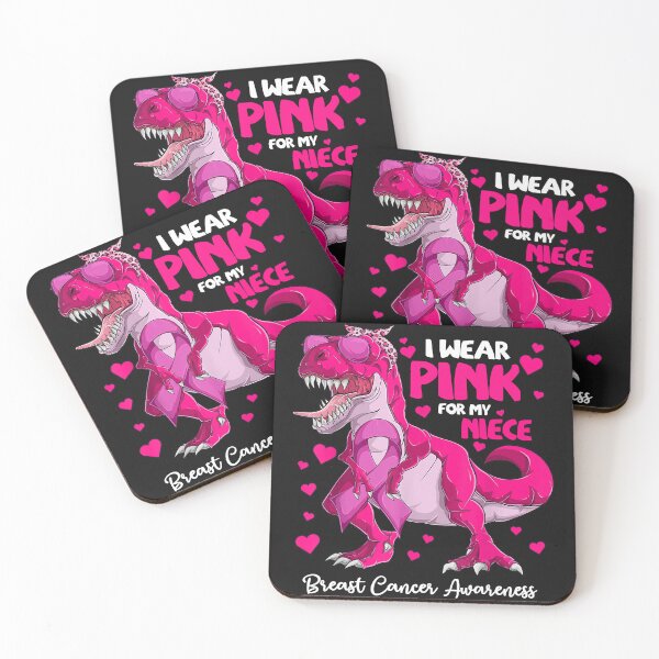 Artikelvorschau, Ich trage Pink für meine Nichte Brustkrebs-Dinosaurier entworfen und verkauft von TalalosART.