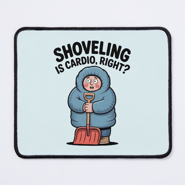 Item preview, Shoveling Is Cardio, Right? - Funny Winter designed and sold by Jollys-ArtShop.