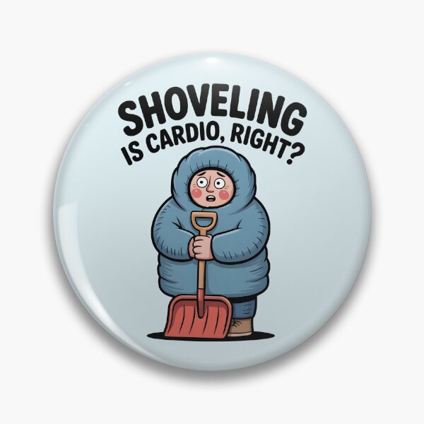 Item preview, Shoveling Is Cardio, Right? - Funny Winter designed and sold by Jollys-ArtShop.