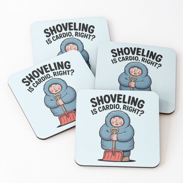 Item preview, Shoveling Is Cardio, Right? - Funny Winter designed and sold by Jollys-ArtShop.