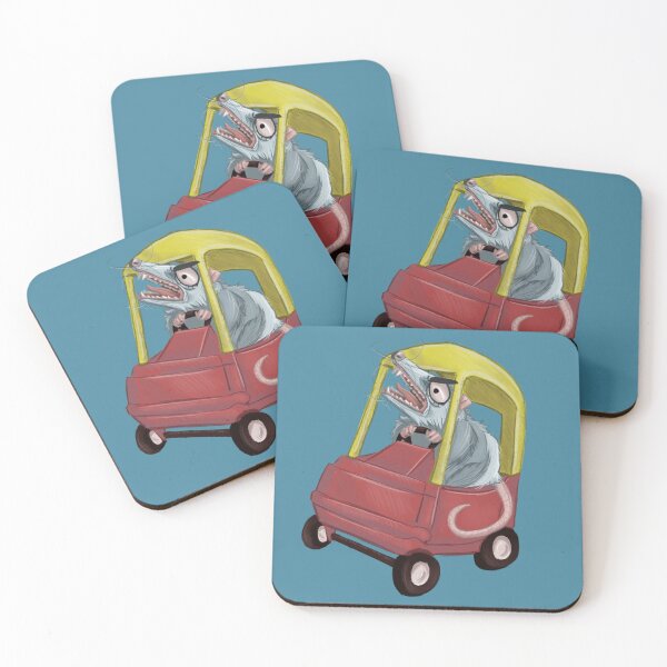 Item preview, Opossum Joyride (No Background) designed and sold by OpossumInACar.