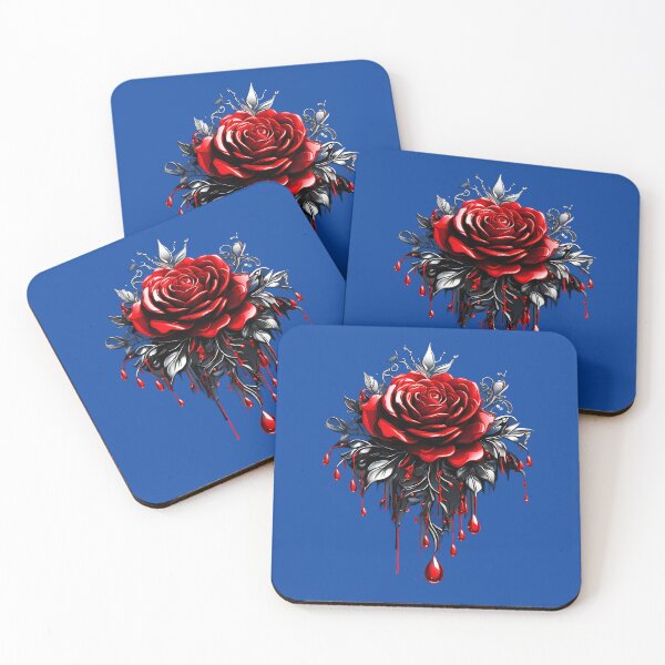 Item preview, The dark beauty of bleeding roses designed and sold by Popvira-Store.