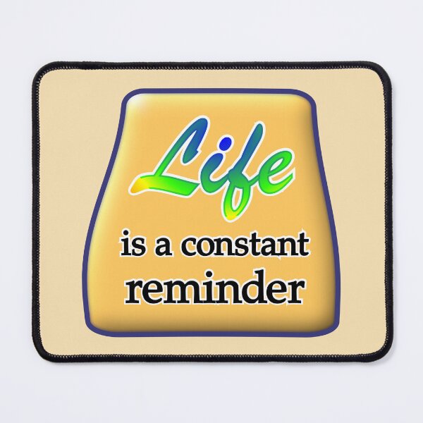 Item preview, Life is a constant reminder, with orange medallion designed and sold by mntimg.