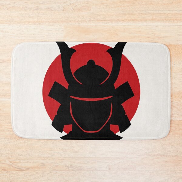 Item preview, Samurai Helmet Silhouette – Kabuto Minimalist Rising Sun Design designed and sold by ShenGha-design.