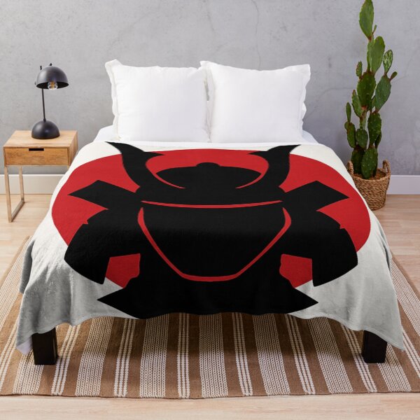 Item preview, Samurai Helmet Silhouette – Kabuto Minimalist Rising Sun Design designed and sold by ShenGha-design.