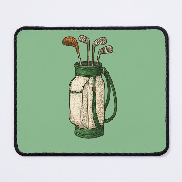Item preview, Classic Vintage Golf Bag Illustration designed and sold by NoRestDesigns.