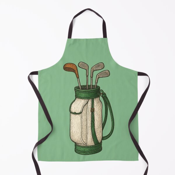 Item preview, Classic Vintage Golf Bag Illustration designed and sold by NoRestDesigns.