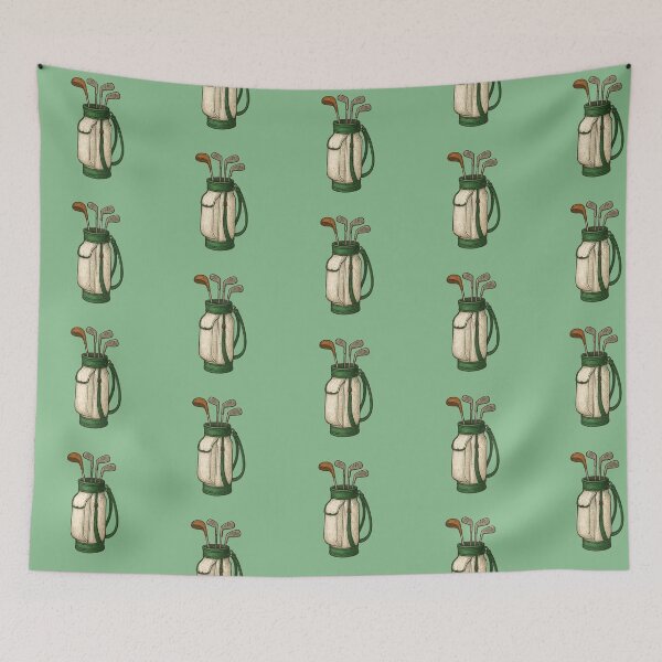 Item preview, Classic Vintage Golf Bag Illustration designed and sold by NoRestDesigns.