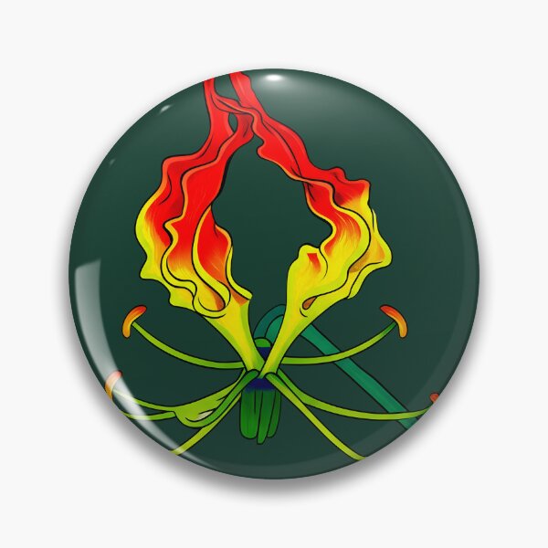 Item preview, Flame Lily Double Flame – Gloriosa Superba designed and sold by MvuuStudio.
