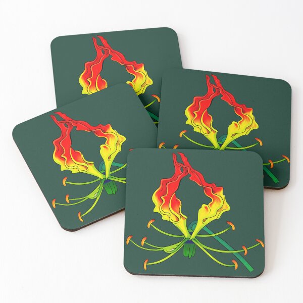Item preview, Flame Lily Double Flame – Gloriosa Superba designed and sold by MvuuStudio.