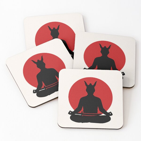 Item preview, Zen Samurai Meditation – Minimalist Japanese Rising Sun Design designed and sold by ShenGha-design.