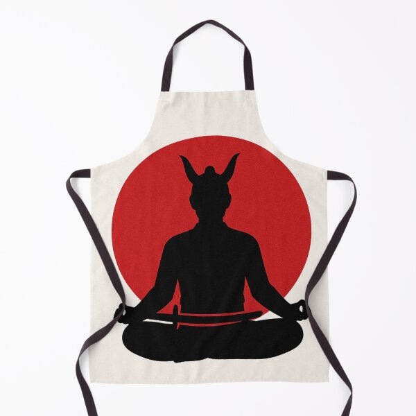 Item preview, Zen Samurai Meditation – Minimalist Japanese Rising Sun Design designed and sold by ShenGha-design.