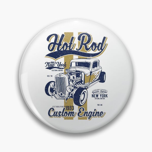 Item preview, Hot Muscle Racing Drag Rod Vintage Car designed and sold by MirrorMirrorDe.