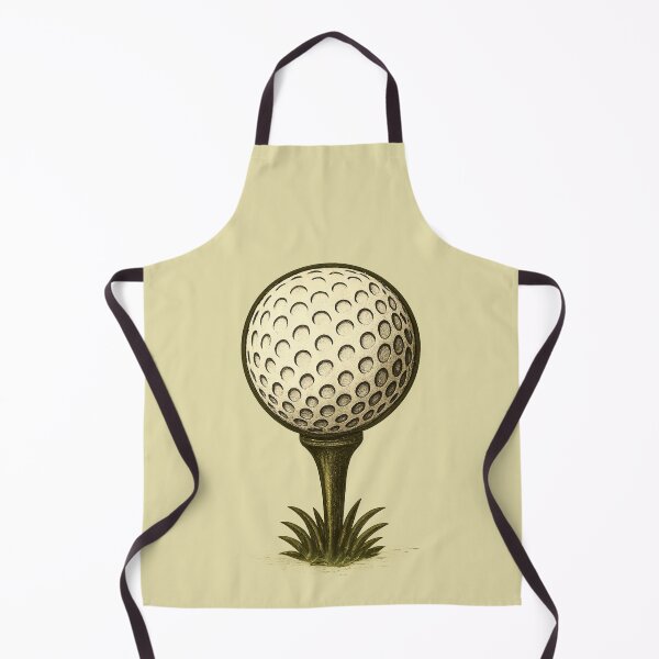 Item preview, Golf Ball on Tee Silhouette Illustration designed and sold by NoRestDesigns.