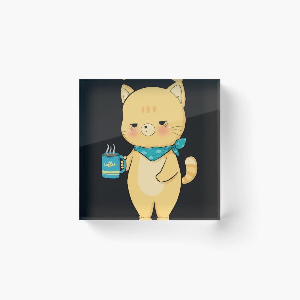 Item preview, Highly caffeinated cat designed and sold by TrendyThreadsCo.