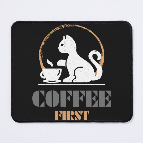 Item preview, Highly caffeinated cat designed and sold by TrendyThreadsCo.