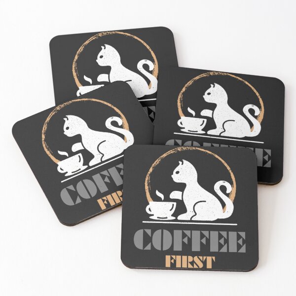 Item preview, Highly caffeinated cat designed and sold by TrendyThreadsCo.
