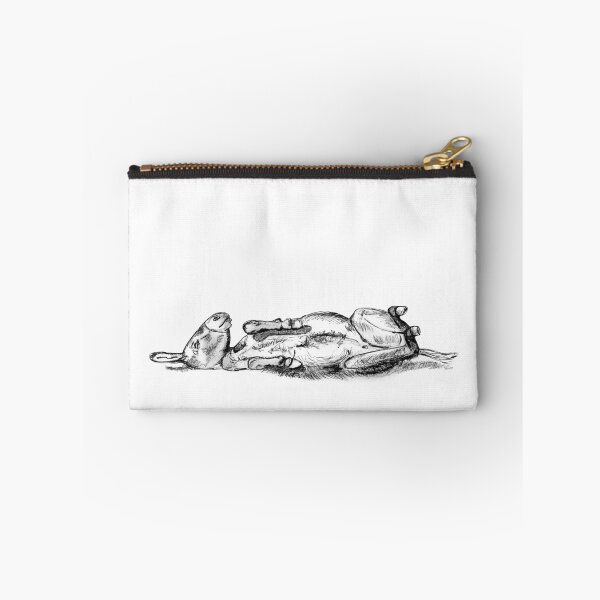 Item preview, Drawing of a donkey rolling on the ground - black colored version designed and sold by SylvieG18.