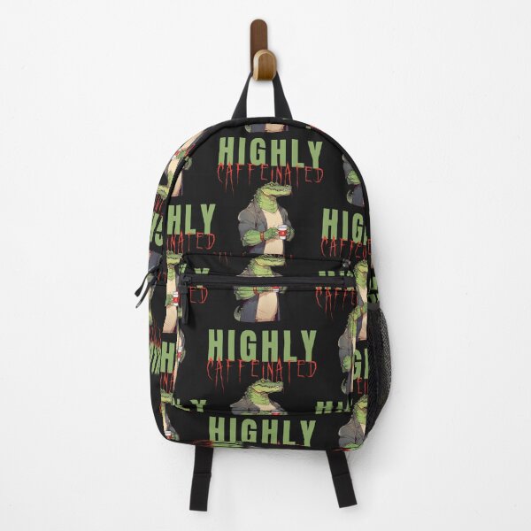 Item preview, HIGHLY CAFFEINATED CROCODILE designed and sold by TrendyThreadsCo.