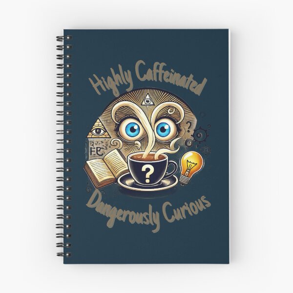 Item preview, Highly Caffeinated Dangerously Curious designed and sold by TrendyThreadsCo.