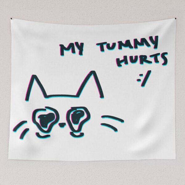 Item preview, my tummy hurts designed and sold by RedRiverValley.