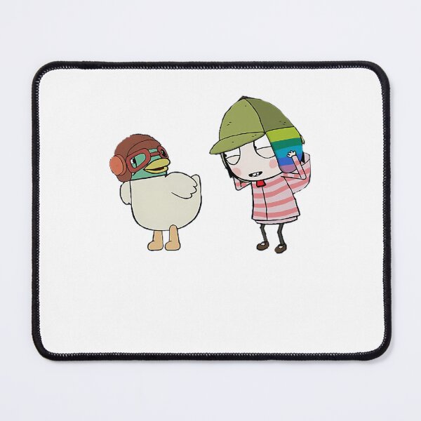 Item preview, Cartoon Girl Pet Duck Little Friend Vintage Her and Cute designed and sold by WittEstella86.