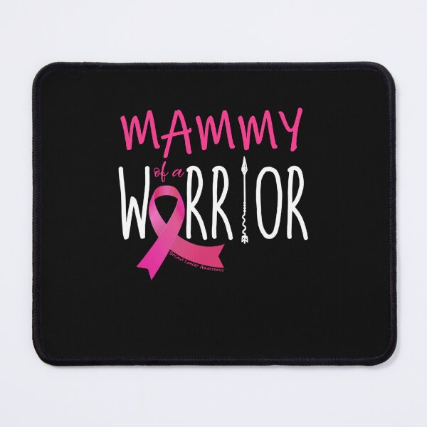 Item preview, Mammy Of A Warrior Breast Cancer Awareness Ribbon designed and sold by MOHITSALVI.