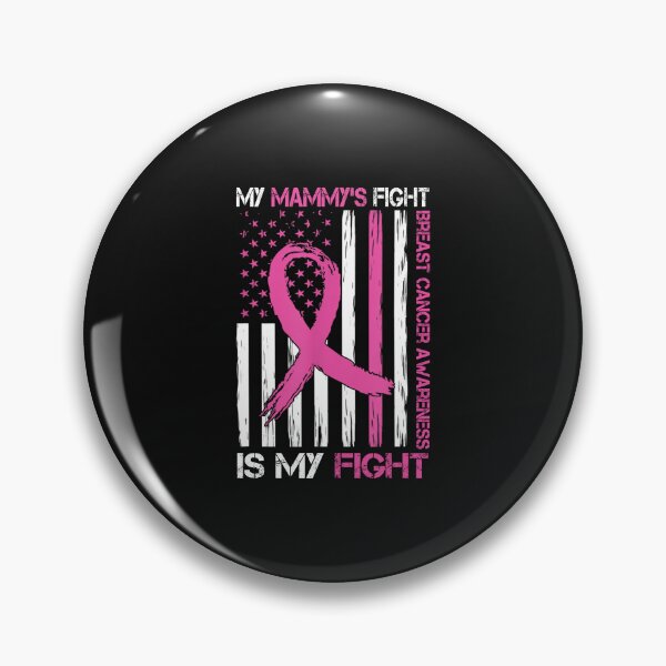 Item preview, Mammy's Fight Is My Fight USA FLag Breast Cancer Awareness designed and sold by MOHITSALVI.