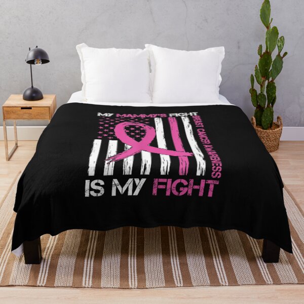 Item preview, Mammy's Fight Is My Fight USA FLag Breast Cancer Awareness designed and sold by MOHITSALVI.