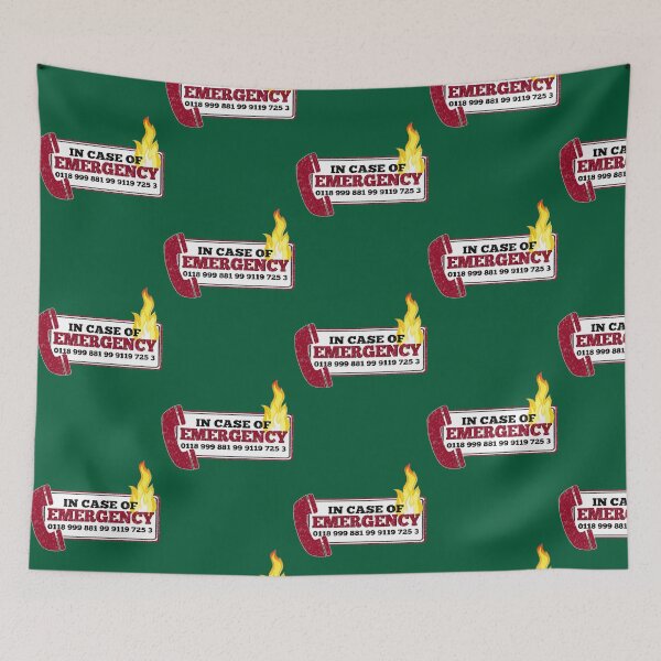 Item preview, It Crowd Inspired - New Emergency Number - 0118 999 881 99 9119 725 3 - Moss and the Fire(1) designed and sold by TheCherryBlo.
