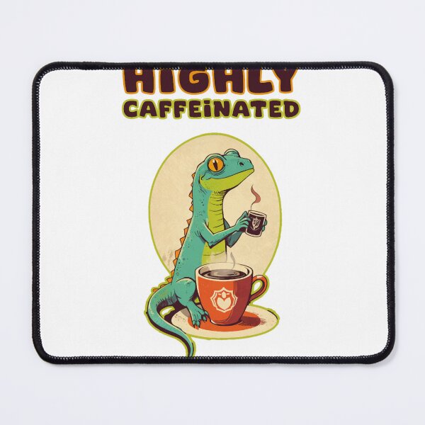 Item preview, HIGHLY CAFFEINATED KEKO FUNNY  designed and sold by TrendyThreadsCo.
