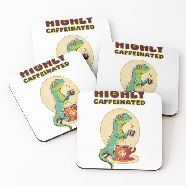 Item preview, HIGHLY CAFFEINATED KEKO FUNNY  designed and sold by TrendyThreadsCo.