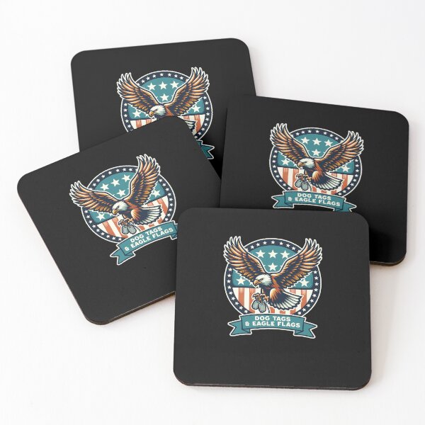Item preview, Dog Tags  Eagle Flags   Patriotic Tribute Usa Flag designed and sold by MargareteGeiger.