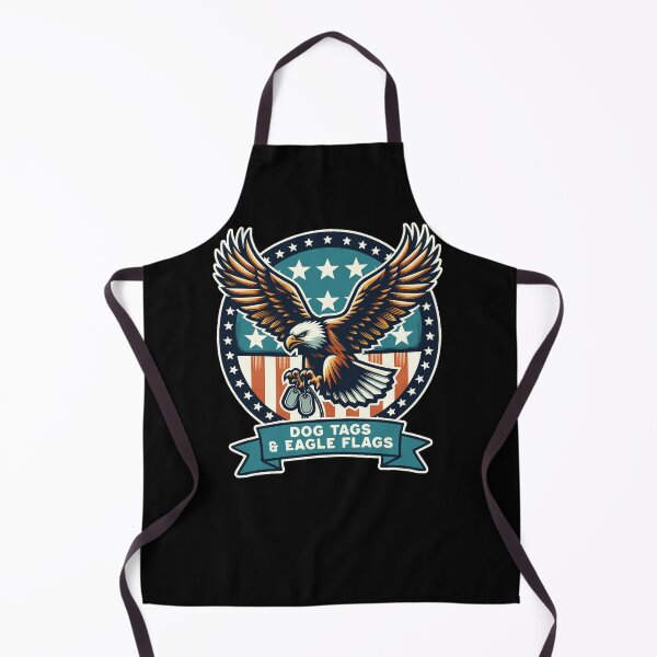 Item preview, Dog Tags Eagle Flags Patriotic Tribute Usa Flag designed and sold by MargareteGeiger.