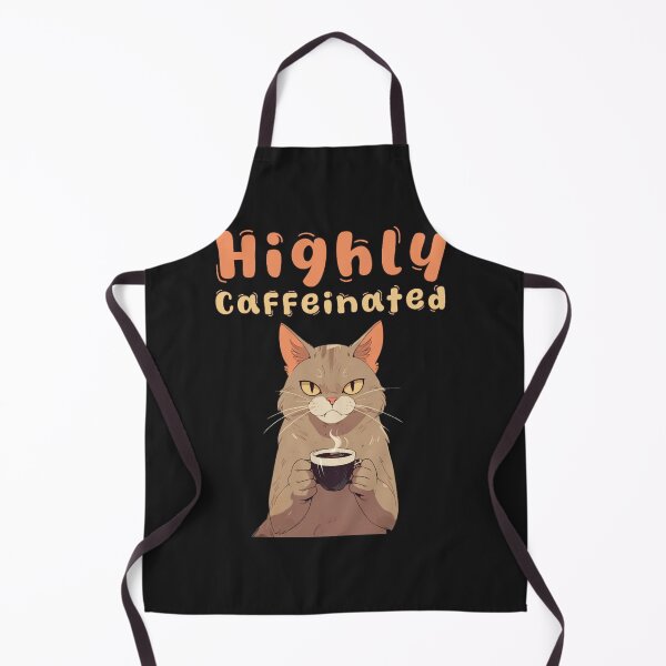 Item preview, Highly Caffeinated Kitty designed and sold by TrendyThreadsCo.