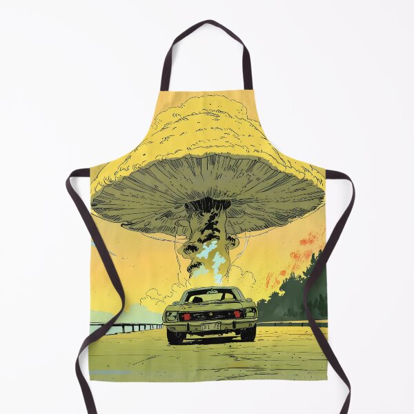 Item preview, Abandoned car storm mushroom apocalypse vintage designed and sold by Ledsor.