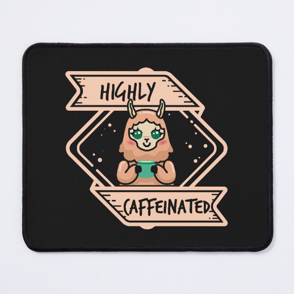 Item preview, Highly Caffeinated Llama designed and sold by TrendyThreadsCo.