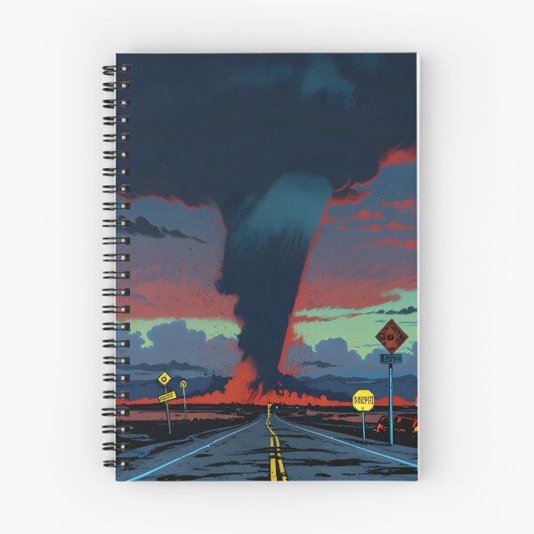 Item preview, Lonely Highway Storm Tornado Apocalyptic Dark designed and sold by Ledsor.