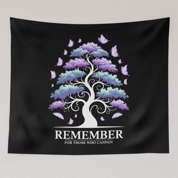 Item preview, Remember For Those Who Cannot Alzheimer's Awareness designed and sold by Sunset4Bones.