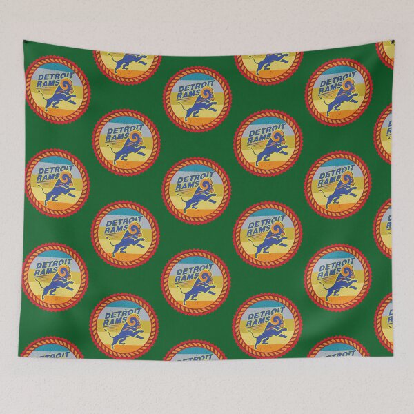 Item preview, Detroit Rams Fans vintage designed and sold by ChloeArtCraftui.