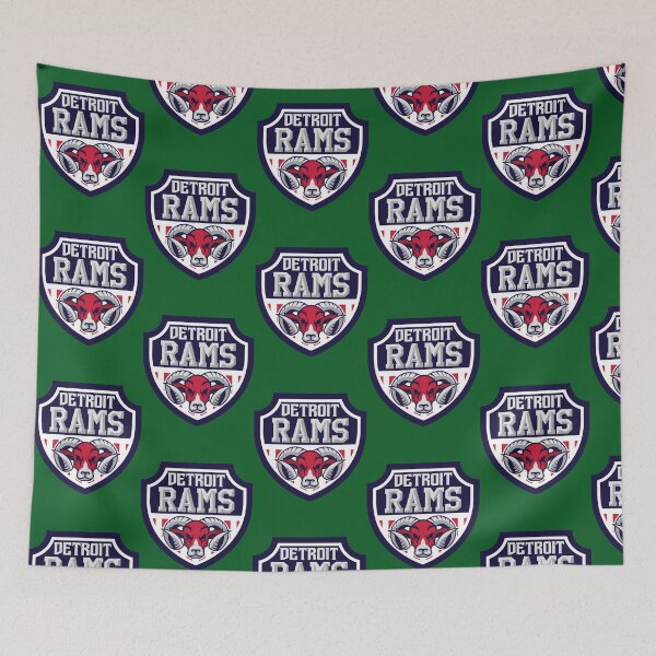 Item preview, Detroit Rams  designed and sold by ChloeArtCraftui.