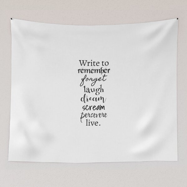 Item preview, Write to live - writing inspiration designed and sold by introvertcafe.