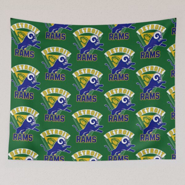 Item preview, Detroit Rams,the detroit line rams lions designed and sold by ChloeArtCraftui.