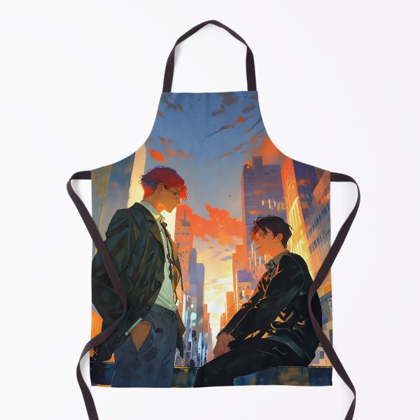 Item preview, Two men sunset city friendship anime designed and sold by Ledsor.