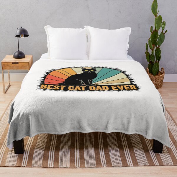 Item preview, Best Cat Dad Ever Retro Style Black Cats Lover designed and sold by cawtoon.