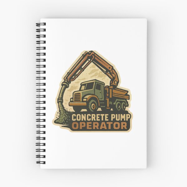 Item preview, Concrete Pump Operator Sticker Design designed and sold by TeeCraftTeeCo.