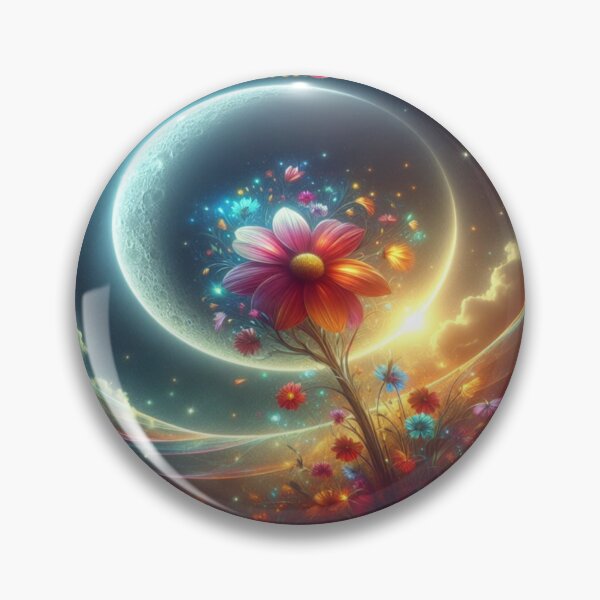 Item preview, Celestial Moon Flower designed and sold by Mindful56.